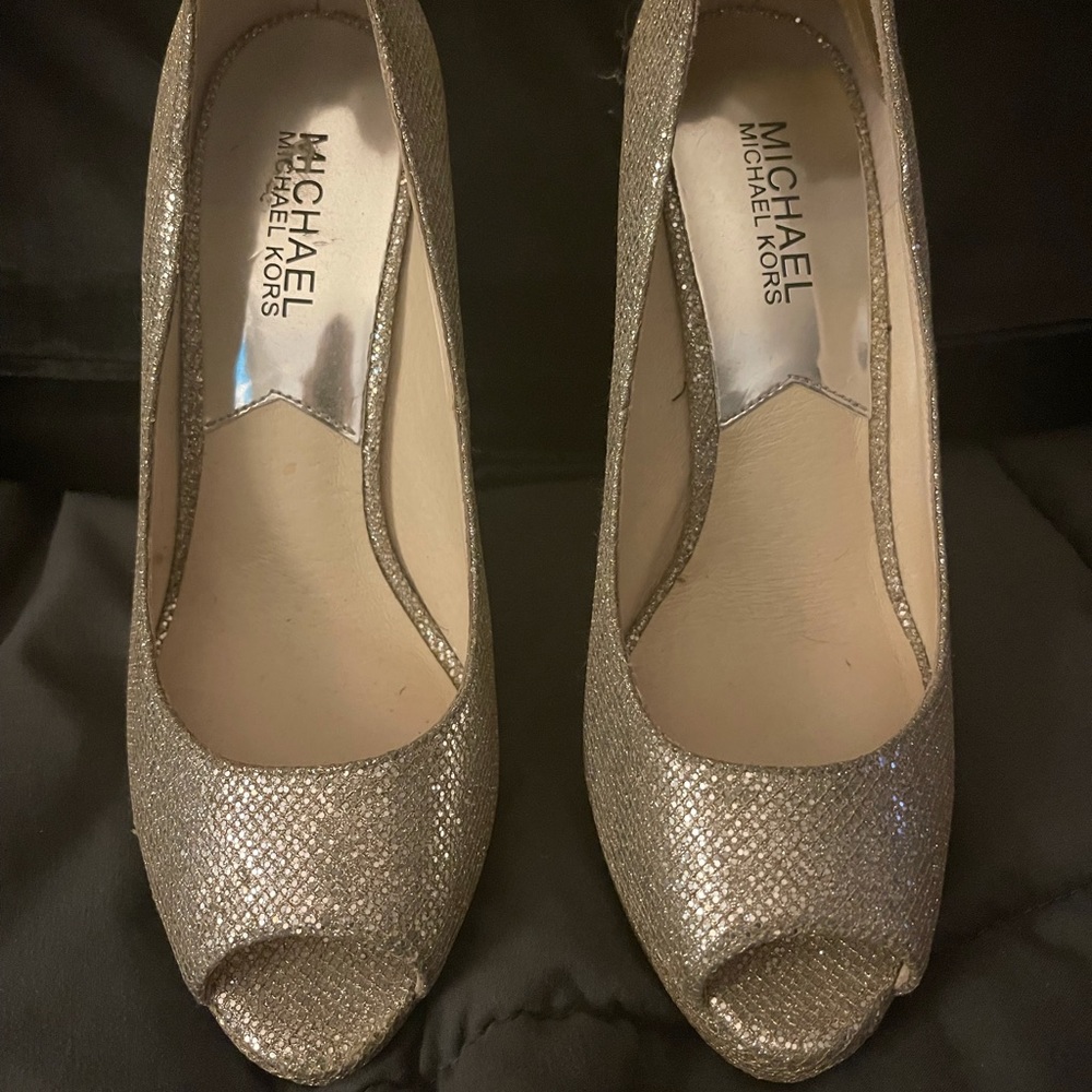 Michael Kors sparkle heels